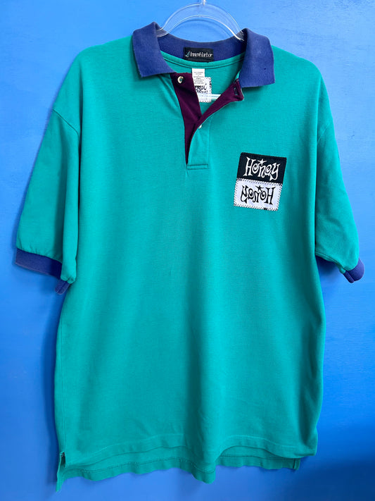 retro honey polo