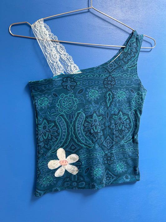 y2k lace flower girly