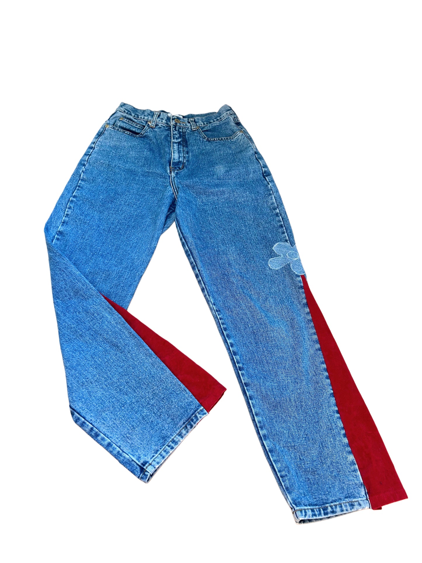 red block jean