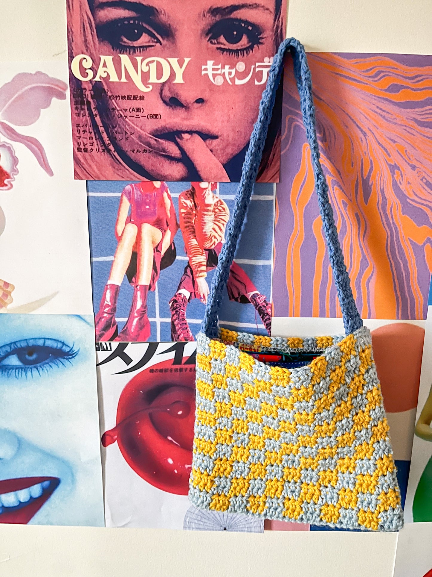 electric yellow bag