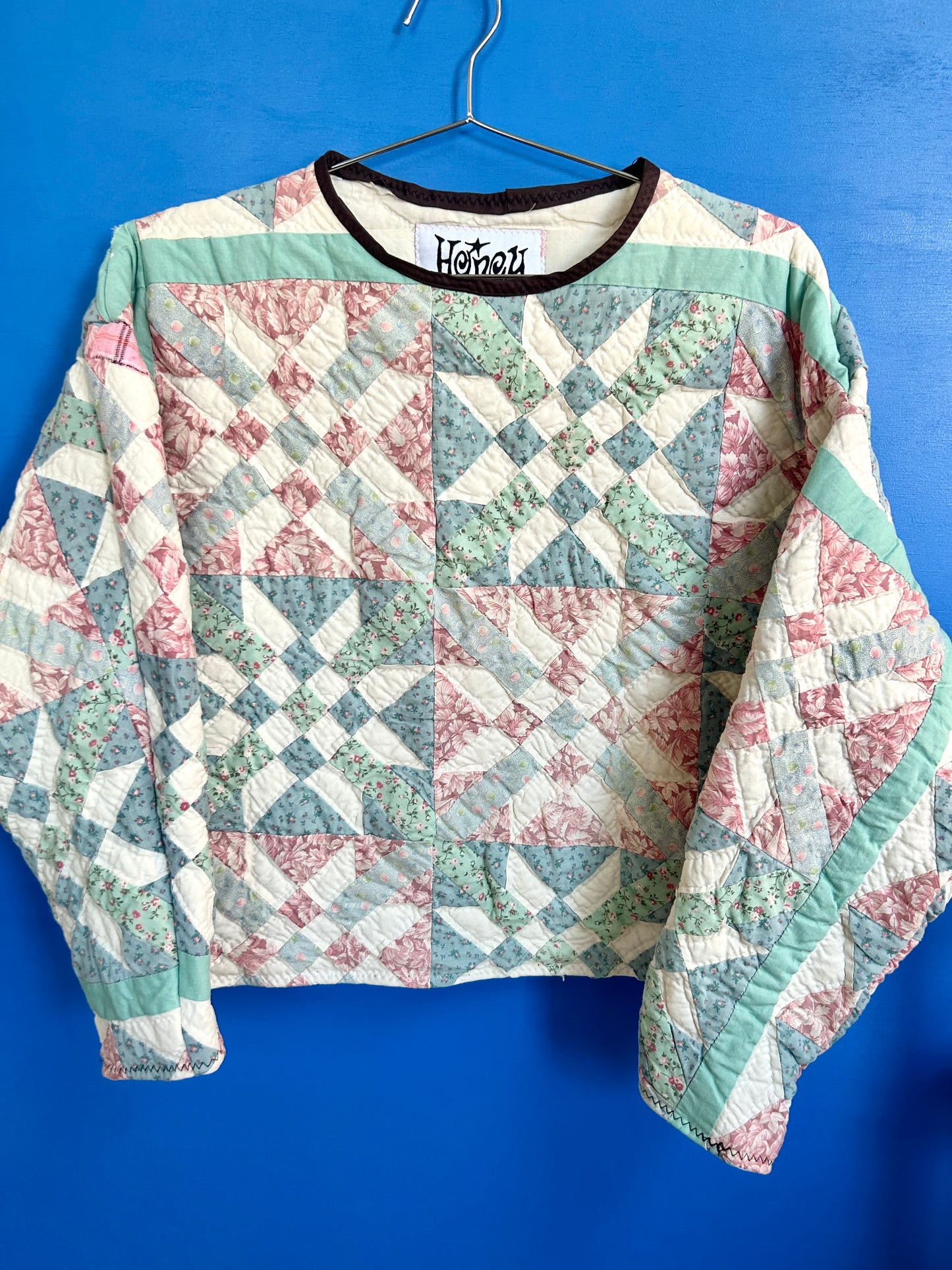 pastel blanket sweater