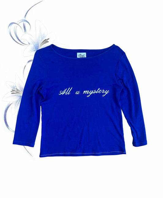 mystery in royal blue