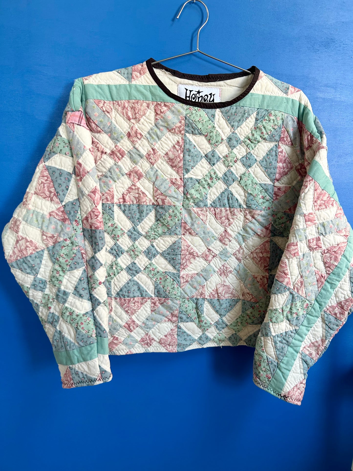 pastel blanket sweater