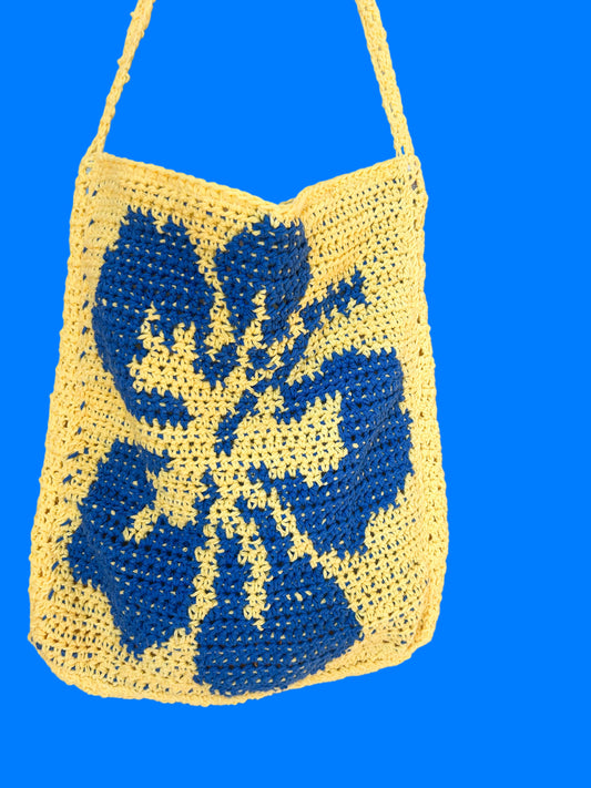 Yellow Hibiscus Bag