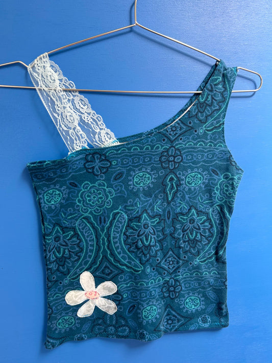 y2k lace flower girly