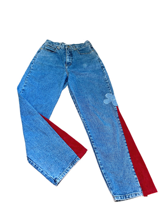 red block jean