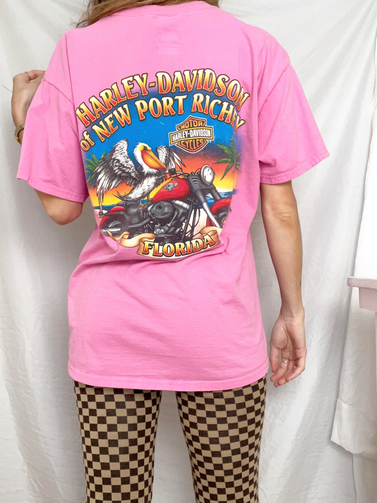 Pink Harley Tee