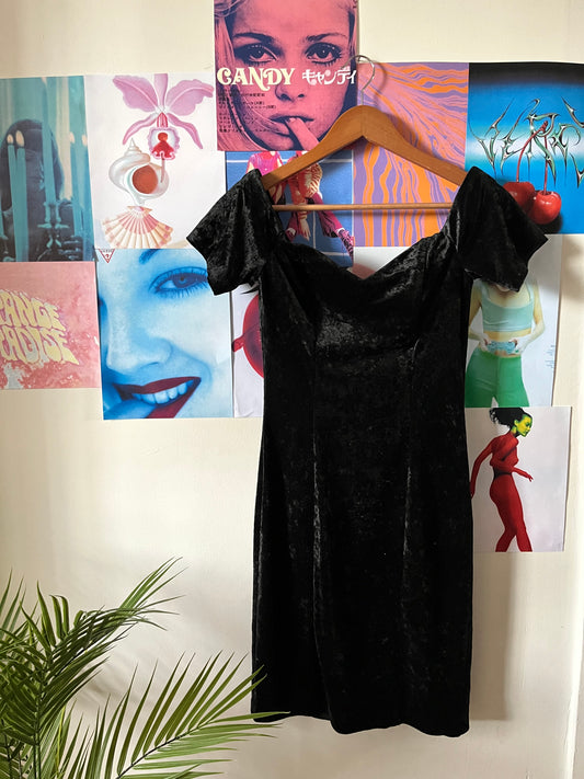 Vintage velvet dress