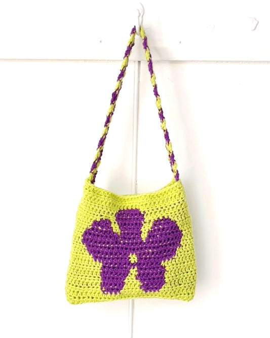 Spring FLWR Crochet Handbag