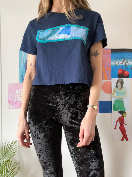 Wavy Blue Tee