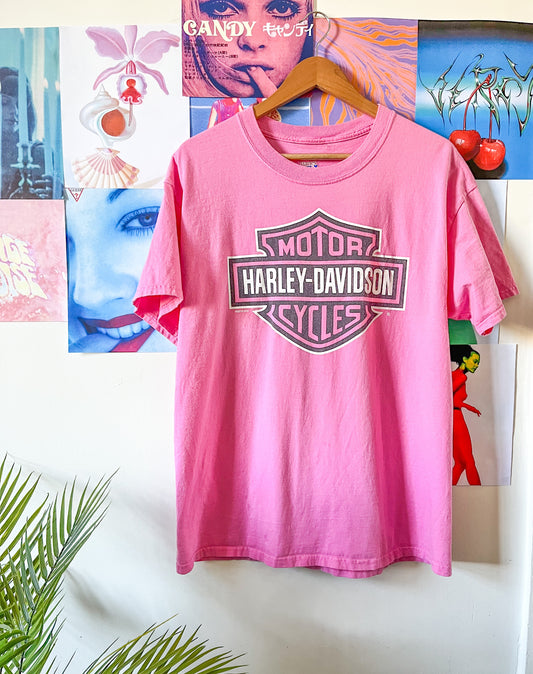 Pink Harley Tee